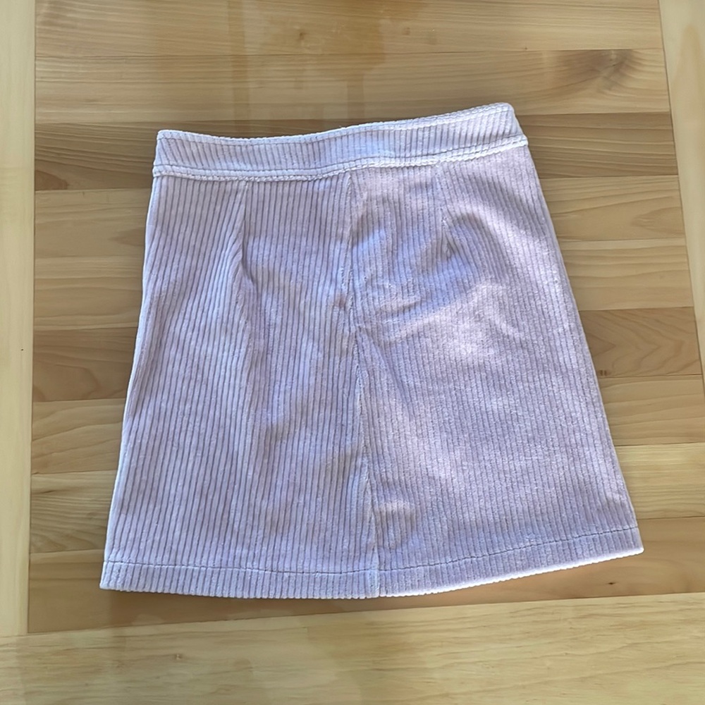 Light Pink corduroy Mini Skirt – Great Condition!